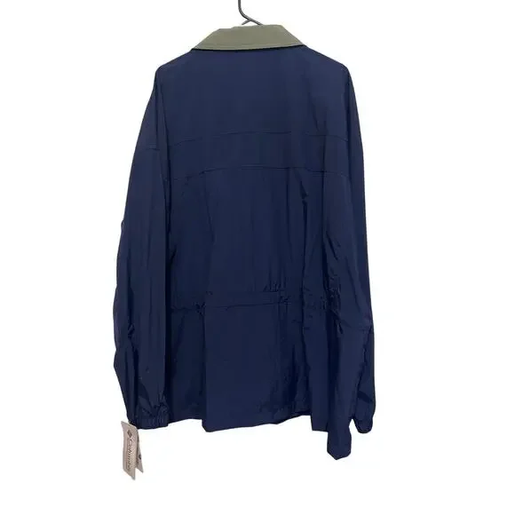 Columbia Pine Valley Jacket Men’s XL Midnight Water‎ Repellent & Windproof - Picture 2 of 7